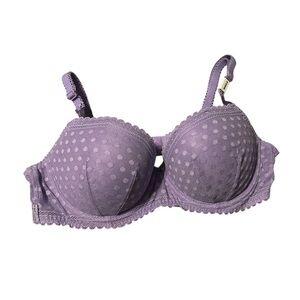NWT Victoria’s Secret Pink Pastel Purple Balconette Push-Up Bra Size 38B